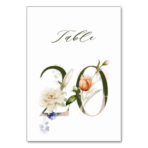 Elegant botanische flora nummer 20, kaart