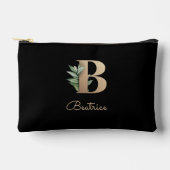 Elegant Botanische monogram Gold Letter B Etui (Voorkant)