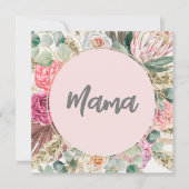 Elegant botanische mooie flora voor mama (Voorkant)