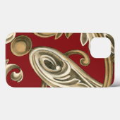 Elegant botanische motif met tangebloed Case-Mate iPhone case (Achterkant (horizontaal))