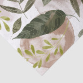 Elegant Botanische Safari Leaves Tissuepapier (Detail)