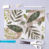 Elegant Botanische Safari Leaves Tissuepapier (Craft)