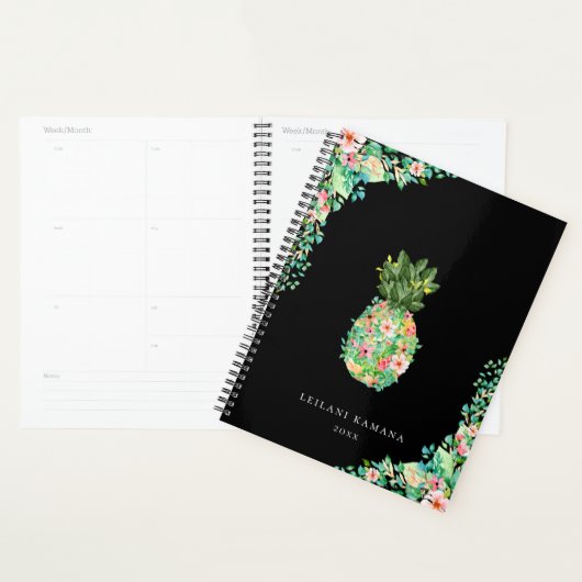 Elegant botanische sinaasappel planner (Display)