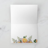 Elégant Bouquet de Rose Jaune Fleurs Mariage Merci (Intérieur)