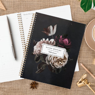 Elégant Bouquet floral foncé   Personnalisé