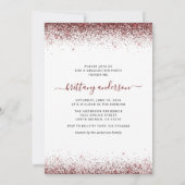 Élégant Bourgogne Diplôme 4 Photo Invitation (Dos)