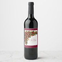Elegant Bourgondië Goud Eet Drink Wees Vrolijk Ker