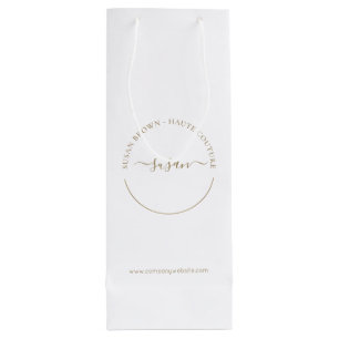 Elegant Boutique, aangepast klein papier, kooptas Wijn Cadeautas