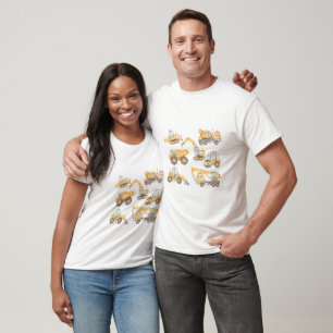 Elegant Bouw Baby shower Dump Truck Party T-shirt