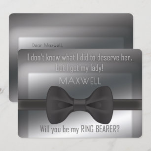 Elegant Bowtie zal je mijn Ring zijn. Kaart