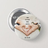 Elegant Bridal Future Mrs.Party Button (Voorkant /achterkant)