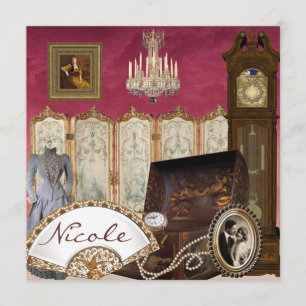 ELEGANT Bridal Shower Invitation Kaart