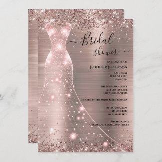 Elegant Bridal Shower Invitation Kaart