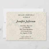 Elegant Bridal Shower Invitation Kaart (Achterkant)