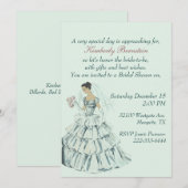 Elegant  Bride Bridal Shower Kaart (Voorkant / Achterkant)