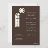 Elegant Bride Bridal Shower Kaart (Achterkant)