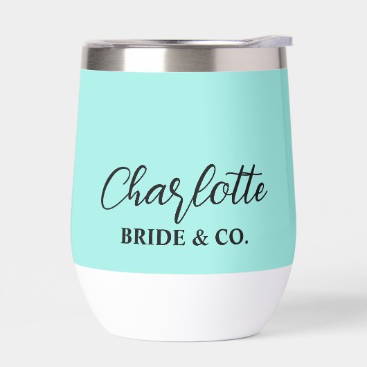 Elegant Bride & Co. Bruidsfeest Teal (Links)