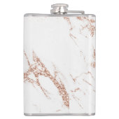 Elegant Bride: Roos Gold Celebration Heupfles (Achterkant)