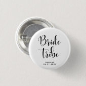 Elegant Bride tribe Ronde Button 3,2 Cm (Voorkant /achterkant)