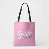Elegant Bride Wedding Calligrafie | CANVAS TAS (Voorkant)
