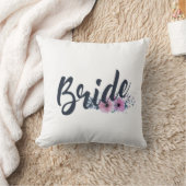 Elegant Bride Wedding Calligrafie | Sierkussen (Deken)