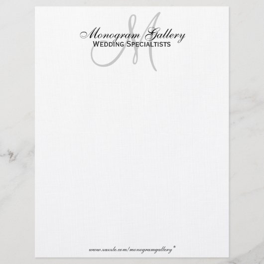 Elegant briefhoofd gespikkeld papier (Voorkant)