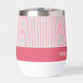 Elegant Bright Pink Striped Wedding (Avant)