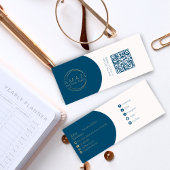 Elegant Broker de propriété QR Code Carte de visit