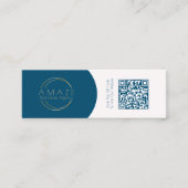 Elegant Broker de propriété QR Code Carte de visit (Devant)