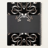 Elegant Bronze Baroque Benoeming Book Planner (Achterkant)