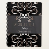 Elegant Bronze Baroque Benoeming Book Planner (Voorkant)