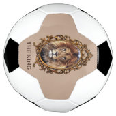  Elegant Brown Lion King Retro Dads Voetbal (Gedraaid)