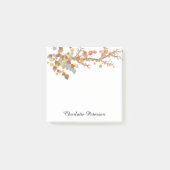 Elegant Brown Maple Leaves Autumn Herfst Post-it® Notes (Voorkant)