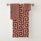 Elegant Brown &Pink Abstract Pattern  (En situation)