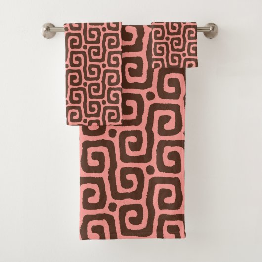 Elegant Brown &Pink Abstract Pattern  (En situation)