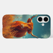 Élégant Brown Tour iPhone 16 Coque - élégant cadea (Verso (horizontal))