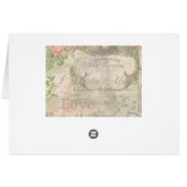 Elegant Bruiloft Huwelijk Antiek Vintage (Achterkant Horizontaal)