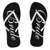 Elegant bruiloft teenslippers voor bruid en bruin (Voetbed)