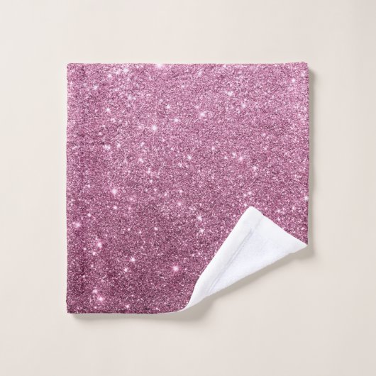 Elegant bruinroze abstracte gips bad handdoek (Wasdoekje)