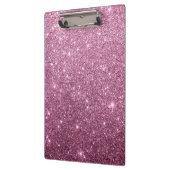 Elegant bruinroze abstracte gips klembord (Links)