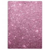 Elegant bruinroze abstracte gips klembord (Achterkant)