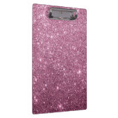 Elegant bruinroze abstracte gips klembord (Rechts)