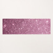 Elegant bruinroze abstracte gips yogamat (Achterkant (horizontaal))