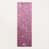 Elegant bruinroze abstracte gips yogamat (Achterkant)