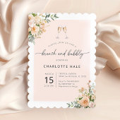 Elégant Brunch Floral et invitations Bubbly
