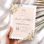 Elégant Brunch Floral et invitations Bubbly