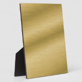 Elegant Brushed Gold Fotoplaat (Zijkant)