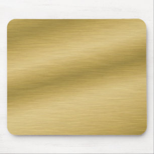 Elegant Brushed Gold Muismat