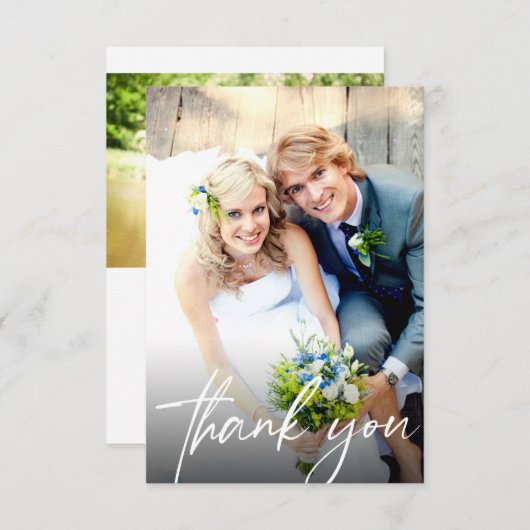 Élégant budget Modèle photo Mariage de script (Devant / Derrière)