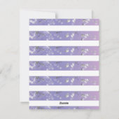 Elegant Bunny Happy Easter Day Holiday Kaart (Achterkant)